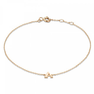 Isabel Bernard La Concorde Rachel 14 karat rose gold initial bracelet