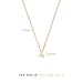 Isabel Bernard Le Marais Chloé 14 karat gold initial necklace with letter