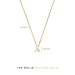 Isabel Bernard Le Marais Chloé 14 karat gold initial necklace with letter