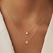 Isabel Bernard Le Marais Chloé 14 karat gold initial necklace with letter