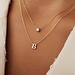 Isabel Bernard Le Marais Chloé 14 karat gold initial necklace with letter