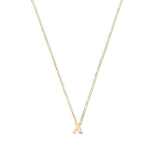 Isabel Bernard Le Marais Chloé 14 karat gold initial necklace