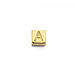 Isabel Bernard Le Marais Felie 14 karat gold cube initial charm