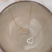 Isabel Bernard Le Marais Loulou 14 karat gold necklace with two rings