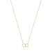 Isabel Bernard Le Marais Loulou 14 karat gold necklace with two rings