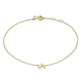 Isabel Bernard Le Marais Rachel 14 karat gold initial bracelet