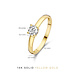 Isabel Bernard Le Marais Soleil 14 karat gold ring with zirconia stone