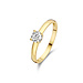 Isabel Bernard Le Marais Soleil 14 karat gold ring with zirconia stone