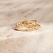 Isabel Bernard Le Marais Solene 14 karat gold stacking ring