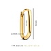 Isabel Bernard Rivoli Aimée 14 karat gold hoop earrings