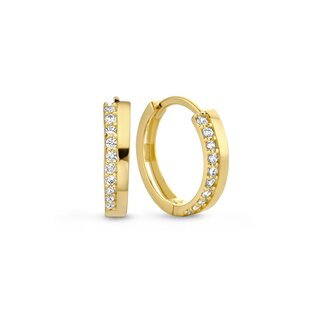 Isabel Bernard Rivoli Esmée 14 karat gold hoop earrings