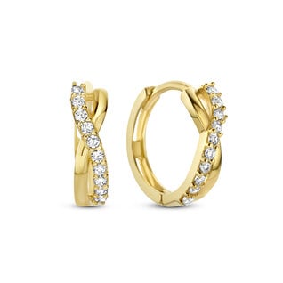 Isabel Bernard Rivoli Esmée 14 karat gold hoop earrings