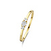 Isabel Bernard Rivoli Esmée 14 karat gold ring with zirconia stones