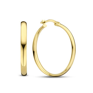 Isabel Bernard Rivoli Estrella 14 karat gold hoop earrings