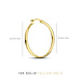 Isabel Bernard Rivoli Estrella 14 karat gold hoop earrings 27 mm