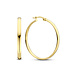 Isabel Bernard Rivoli Estrella 14 karat gold hoop earrings 32 mm