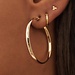 Isabel Bernard Rivoli Estrella 14 karat gold hoop earrings 32 mm