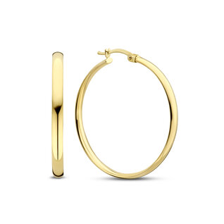 Isabel Bernard Rivoli Estrella 14 karat gold hoop earrings