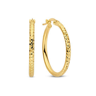 Isabel Bernard Rivoli Laura 14 karat gold hoop earrings