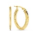 Isabel Bernard Rivoli Lily 14 karat gold hoop earrings