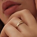 Isabel Bernard Rivoli Méline 14 karat gold trinity ring