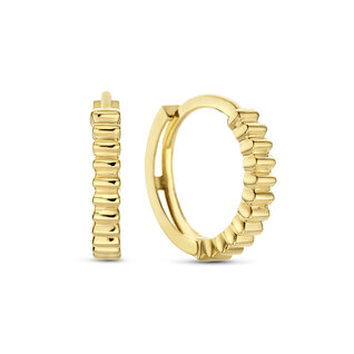 Isabel Bernard Rivoli Montgallet 14 karat gold hoop earrings