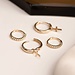 Isabel Bernard Rivoli Zélie 14 karat gold hoop earrings twist