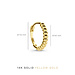 Isabel Bernard Rivoli Zélie 14 karat gold hoop earrings twist