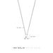 Isabel Bernard Saint Germain Chloé 14 karat white gold initial collier with letter