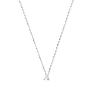 Isabel Bernard Saint Germain Chloé 14 karat white gold initial collier