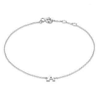 Isabel Bernard Saint Germain Rachel 14 karat white gold initial bracelet