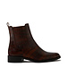 Isabel Bernard Vendôme Chey croco brown calfskin leather chelsea boots