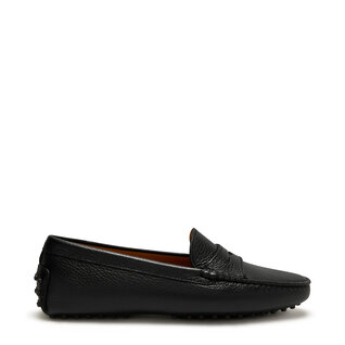 Isabel Bernard Vendôme Marie black calfskin leather moccasins