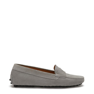 Isabel Bernard Vendôme Marie grey suede moccasins